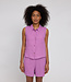 MAZINE linnen mouwloze blouse ROOS VIOLET PINK