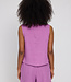 MAZINE linnen mouwloze blouse ROOS VIOLET PINK