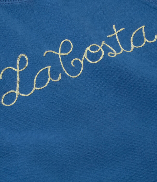 THINKING MU sweater BONNIE KOBALT biologisch katoen