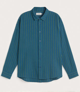 THINKING MU THINKING MU gestreept overhemd HARU WINDSOR biokatoen