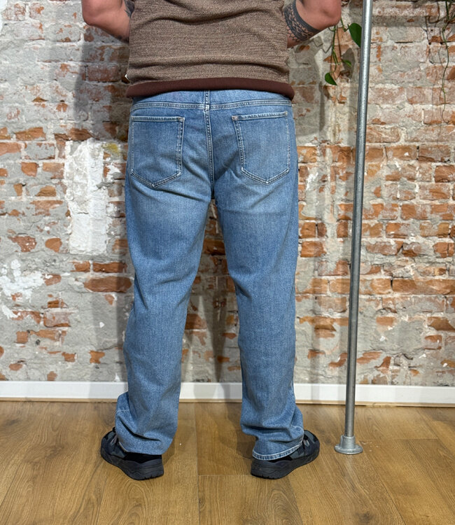 DAWN DENIM spijkerbroek VEGA BRIGHT BLUE biologisch katoen