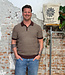 KnowledgeCottonApparel Gebreide polo JAN CHOCO MELANGE biologisch katoen KCA
