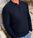 Gebreid polo shirt lange mouw met NIEK NIGHT biologisch katoen KCA