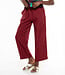 ALMA LOVIS linnen 7/8  broek CARROT RUMBA RED