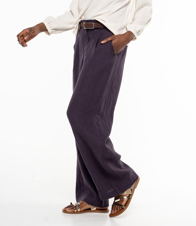 ALMA LOVIS 100% linnen broek pantalon SENNA BRAAM