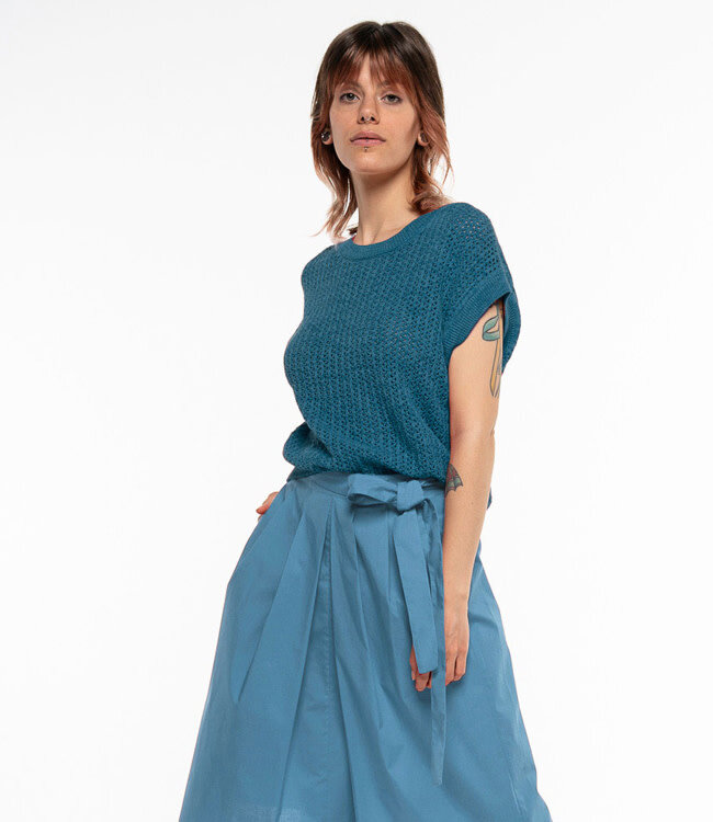 ALMA LOVIS spencer YVES SEA van  biologisch katoen