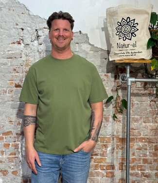 ARMEDANGELS ARMEDANGELS shirt MAARKOS GREEN biologisch katoen