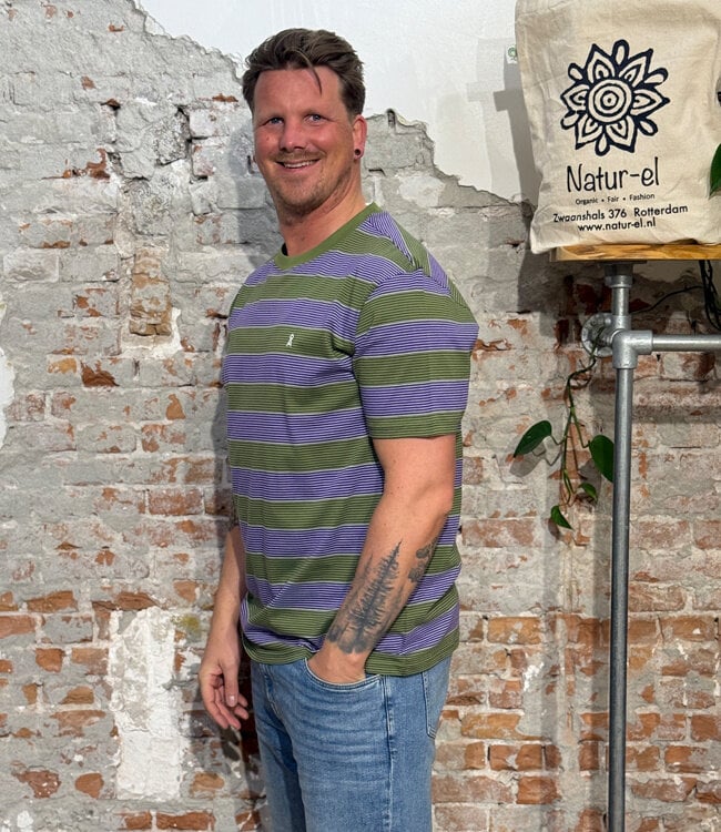 ARMEDANGELS shirt MAARKOS STRIPES biologisch katoen