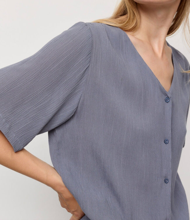 RECOLUTION v-hals Blouse SPIREA DOVE ecovero crepe