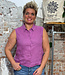 MAZINE linnen mouwloze blouse ROOS VIOLET PINK