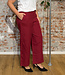 ALMA LOVIS linnen 7/8  broek CARROT RUMBA RED
