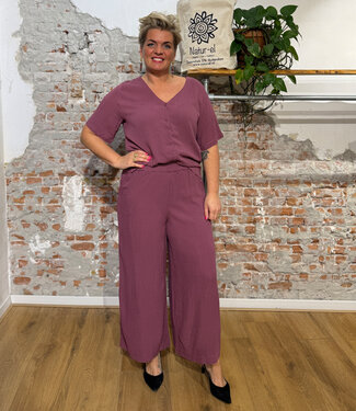 Recolution RECOLUTION wijde broek MANDE TULIP van ecovero