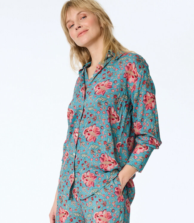 HIMALAYA blouse PREA FLOWER met print van modal