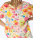 HIMALAYA linnen blouse top FLOWERFIELD met print