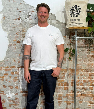 Recolution RECOLUTION shirt EMIEL MORE AMORE biologisch katoen