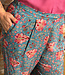 HIMALAYA broek MOLO FLOWERS BLUE met print van modal