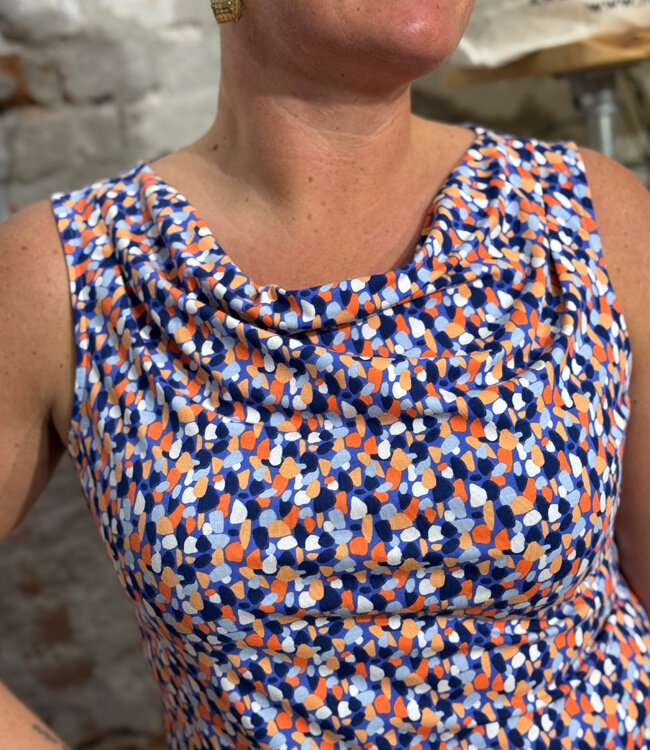 TRANQUILLO waterval hals top PEGY PEBBLES biologisch katoen