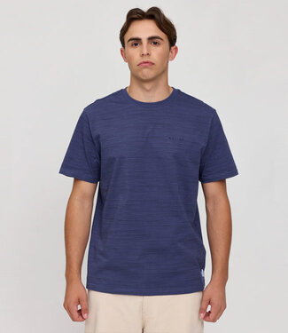 MAZINE MAZINE gestreept shirt WOBBLY BLUE van biologisch katoen