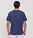 MAZINE gestreept shirt WOBBLY BLUE van biologisch katoen