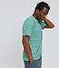 MAZINE MAZINE gestreept shirt WOBBLY TURQUOISE van biologisch katoen