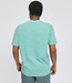 MAZINE gestreept shirt WOBBLY TURQUOISE van biologisch katoen