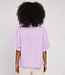 MAZINE wijde linnen blouse ELLA LAVENDER korte mouw