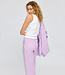 MAZINE linnen broek RITA LAVENDER met wijde pijpen