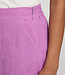 MAZINE korte pure linnen broek NALA VIOLET