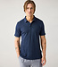 KnowledgeCottonApparel Pure Linnen polo shirt ROWAN NIGHT kca