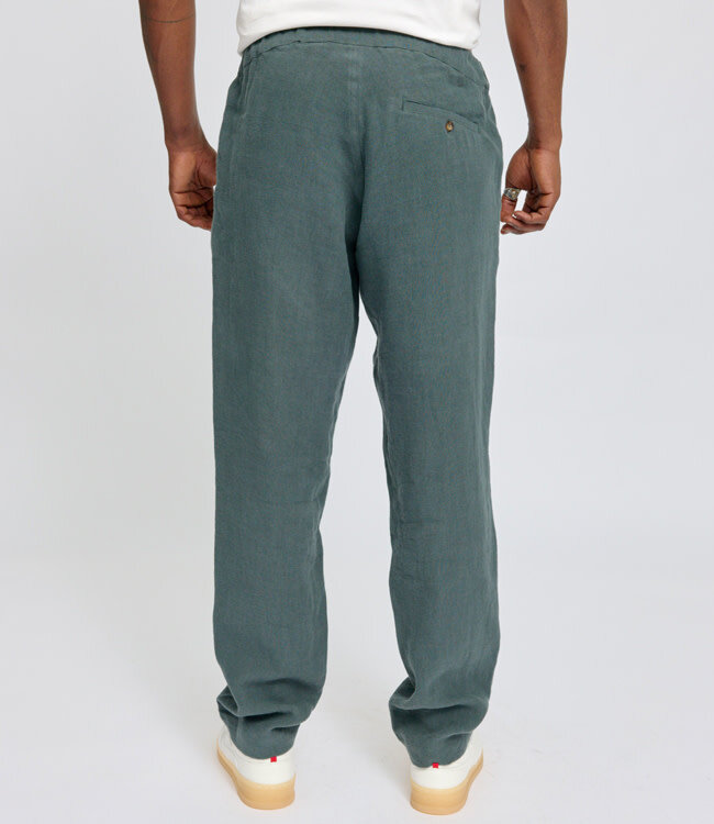 MAZINE lange linnen broek RIK BOTTLE pure linnen