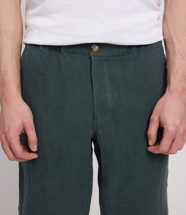 MAZINE linnen korte broek EVAN BOTTLE bermuda