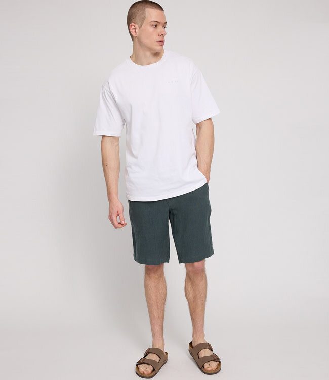 MAZINE linnen korte broek EVAN BOTTLE bermuda