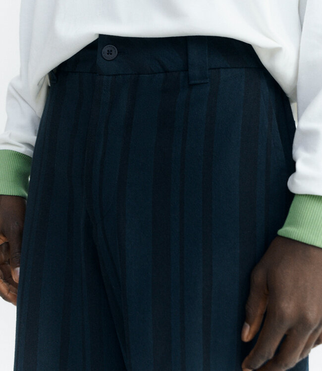 THINKING MU broek MARC STRIPES biologisch katoen