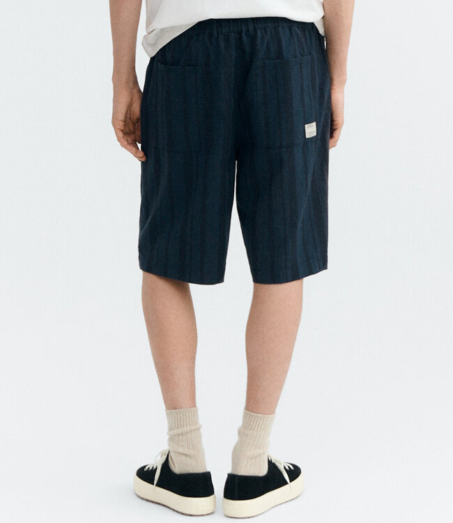 THINKING MU korte broek GASPER STRIPES biokatoen