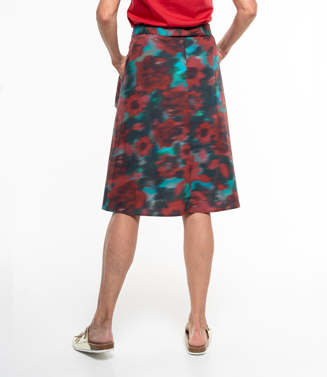 ALMA & LOVIS rok met ceintuur EVERGLADES biologisch katoen popeline