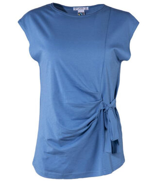 Anukoo ANUKOO strik shirt biologisch katoen EZRA BLUE