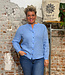 TRANQUILLO linnen blouse JOLAA BLUE