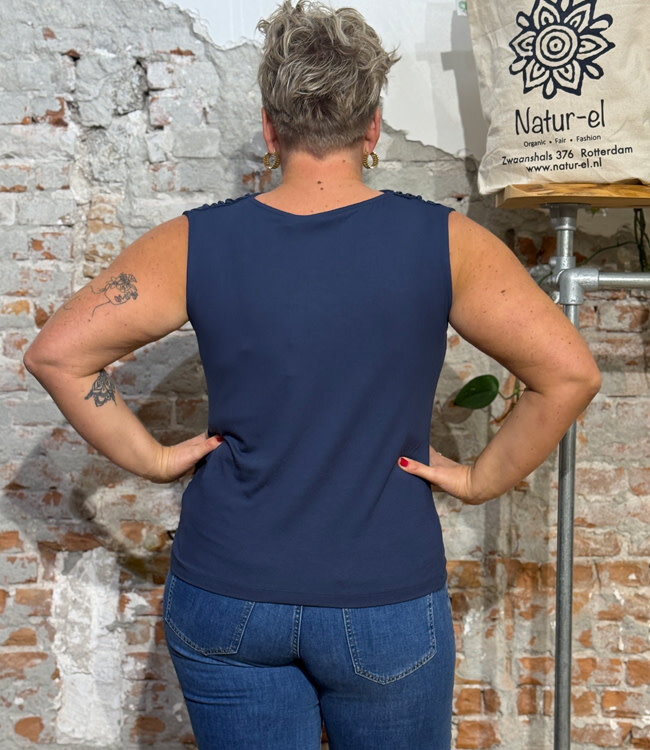 MADNESS waterval hals top THERA NAVY van ecovero