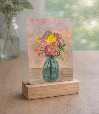 Studio LAWIENE Wens kaart FLOWER JAR van studio Lawiene A6