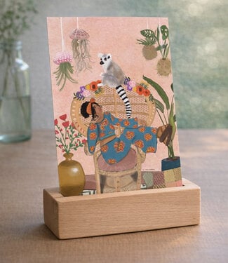 Studio LAWIENE Wens kaart MONKEY SEE van studio Lawiene A6