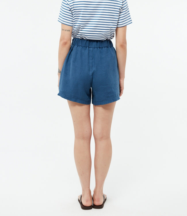 GIVN korte broek van pure linnen TINE BLUE