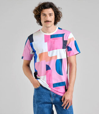 Dedicated DEDICATED shirt STOCKHOLM BLOCKS biologisch katoen
