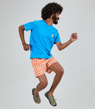 BRAVA fabrics BRAVA t-shirt van biologisch katoen DOGGY BLUE