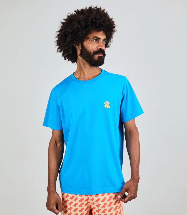 BRAVA t-shirt van biologisch katoen DOGGY BLUE