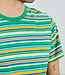 BRAVA t-shirt van biologisch katoen STRIPES GREEN