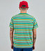 BRAVA t-shirt van biologisch katoen STRIPES GREEN