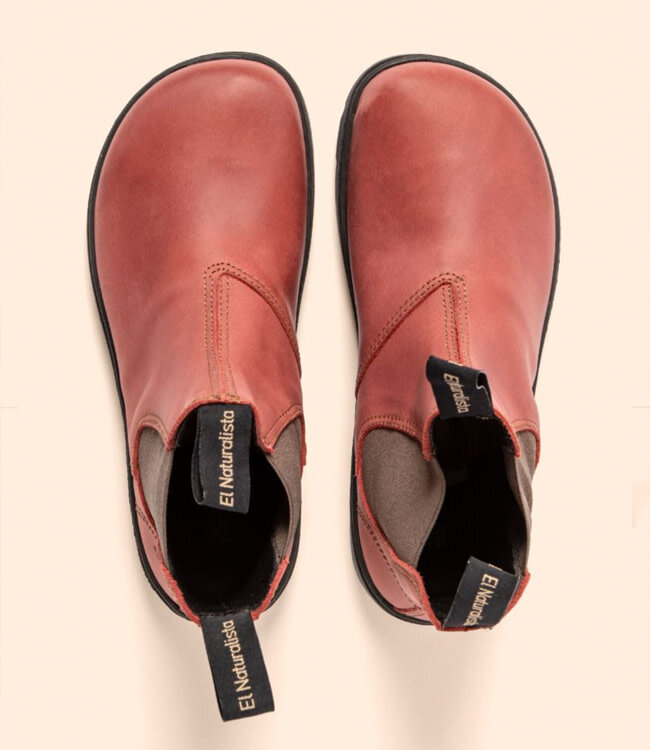 EL NATURALISTA duurzame chelsea boot BLUSH unisex