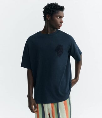 THINKING MU THINKING MU heren shirt ERIC SHELL biologisch katoen