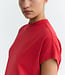 THINKING MU basic t-shirt VOLTA RED van biologisch katoen