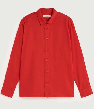 THINKING MU THINKING MU overhemd JIMBO RED hennep biologisch katoen